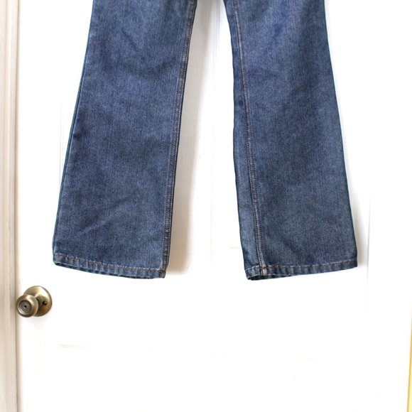 l.e.i. Shiny Flare Jeans Size 5 Vintage - Picture 4 of 13
